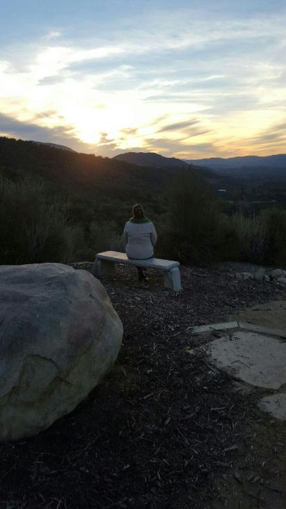 Reflecting on the Ojai sunset